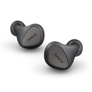 Écouteurs-boutons véritablement sans fil Elite 4 de Jabra - gris foncé