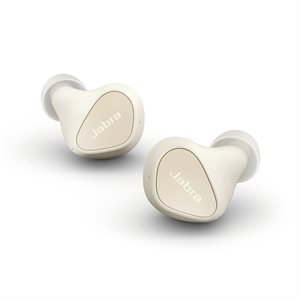 Écouteurs-boutons véritablement sans fil Elite 4 de Jabra - beige clair