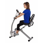 Stamina Recumbent 2 in 1 Upper Body Workout Indoor Stationary Exercise Bike