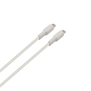 NüPower câble USB-C à USB-C de 1.5m (5 pi) Blanc