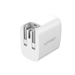 NUPOWER 30W Dual Port Power Adapter White