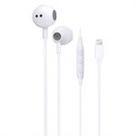 Axessorize Wired Earphones with Lightning Connector - White