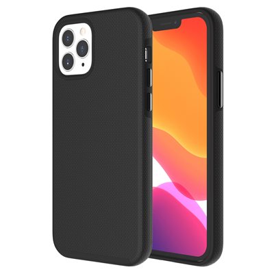 Axessorize PROTech Case for Apple iPhone 12 / 12 Pro, Black