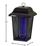 Flowtron 1.5 Acre Outdoor 40W UV Bug Zapper, Electronic Insect Killer 