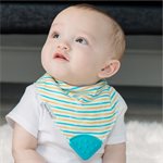 Bazzle Baby Banda Bib Teether, 4-Pack - Tie-Dye