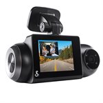 Cobra SC 201 Dual-View Smart Dash Cam with Built-In Cabin View - Black