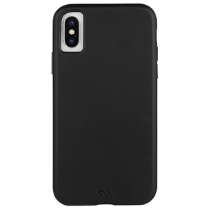 Étui Case-Mate Barely There Leather pour iPhone X / Xs, noir