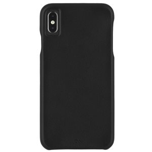 Étui Case-Mate Barely There Leather pour iPhone Xs Max, noir