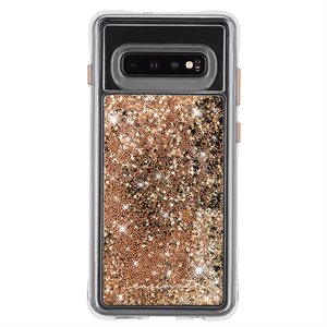 Case-Mate Waterfall Case for Samsung Galaxy S10, Gold 