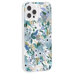 Case-Mate Rifle Paper Case for iPhone 12 Pro Max with Micropel - Garden Party Blue
