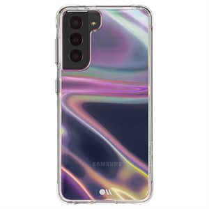 Étui Case-Mate Soap Bubble avec Micropel pour Samsung Galaxy S21 - iridescent