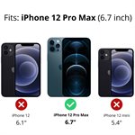 Étui Tough Clear Plus de Case-Mate pour iPhone 12 Pro Max avec Micropel, transparent
