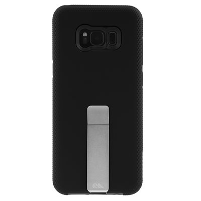 Case-Mate Tough Stand Case for Samsung Galaxy S8 Plus, Black / Silver