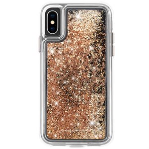 Étui Case-Mate Waterfall pour iPhone X / Xs, or