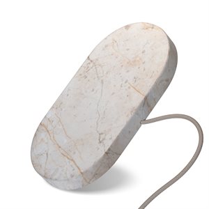 Einova Wireless 10W Dual Charging Stone - White Marble