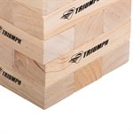 TRIUMPH Jumbo Fun Size Tumble Tower Wooden Stacking Block Game