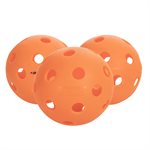 ONIX Fuse Indoor Pickleball Ball 3-Pack Orange