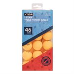 STIGA 1-Star 46-Pack Table Tennis / Ping Pong Balls Orange