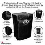 Landmann 26 inch Electric Smoker Cover - Black