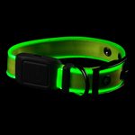 Nite Ize NiteDog Rechargeable LED Collar - Small - Lime Green