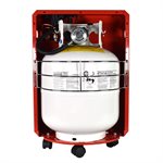ProTemp 18,000 BTU L Propane Portable Cabinet Heater - Red