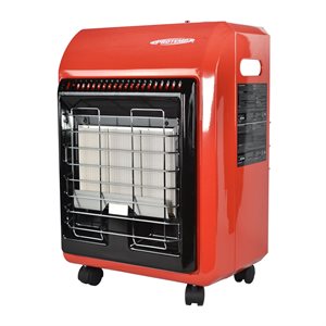 ProTemp 18,000 BTU L Portable Cabinet Heater Red