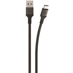 Scosche USB-A to USB-C black Cable 10ft CC26WTi - Black